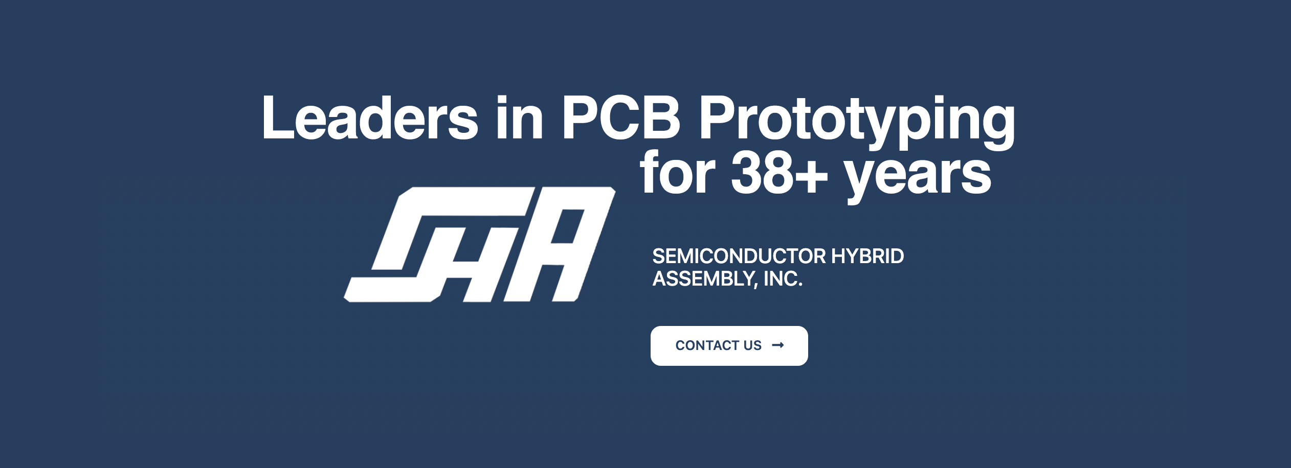 SHA 38 Years in Business